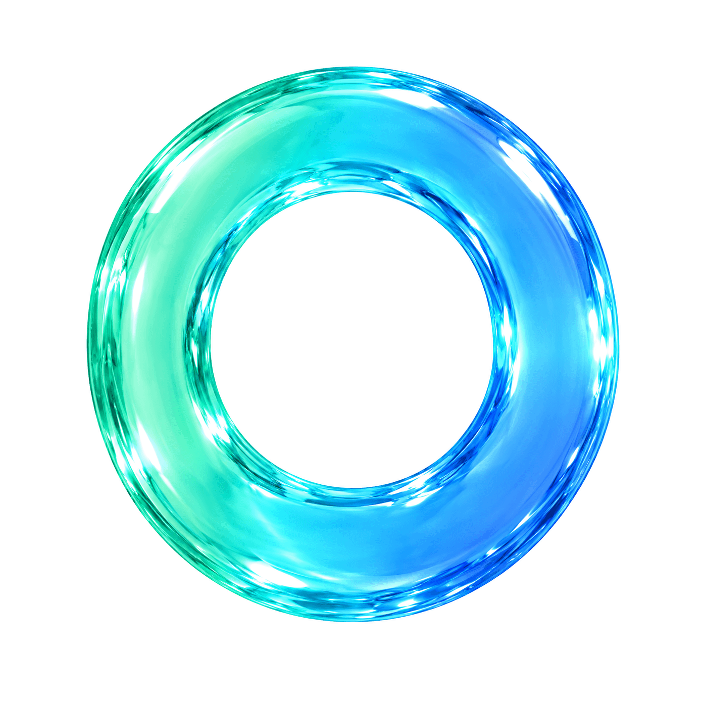 AIVA's glowing glass ring
